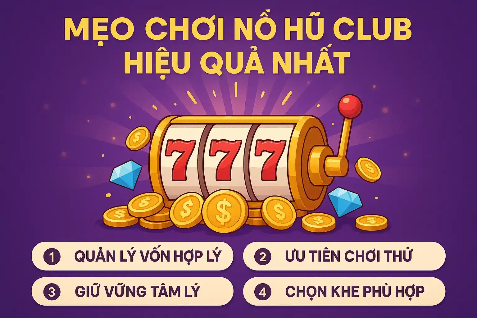 Nổ Hũ Club – Thiên Đường Quay Hũ Cực Phẩm Dành Cho Người Mới 7 Mẹo Chơi Nổ Hũ Club Hiệu Quả Nhất